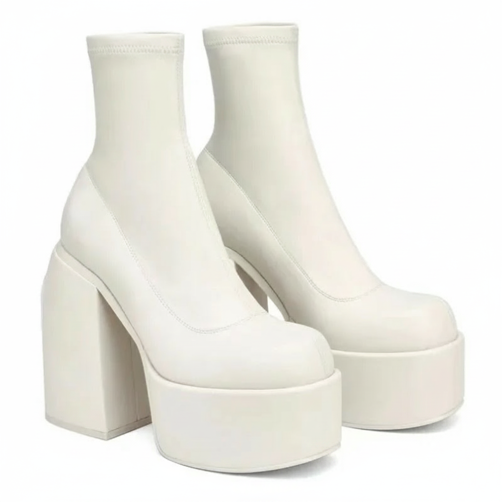 Coralie ankle boots in Alabaster — studio_a