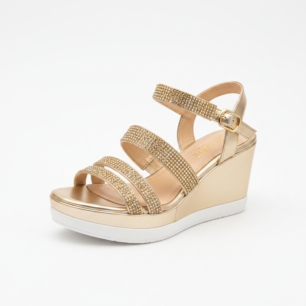 Leonie sandals in Aureate — studio_a