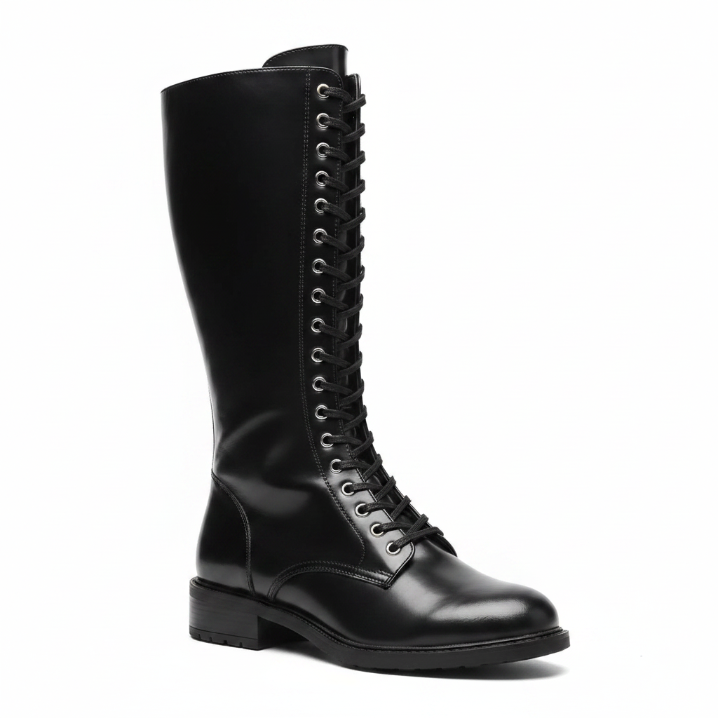 Serpentine boots in Obsidian — studio_a