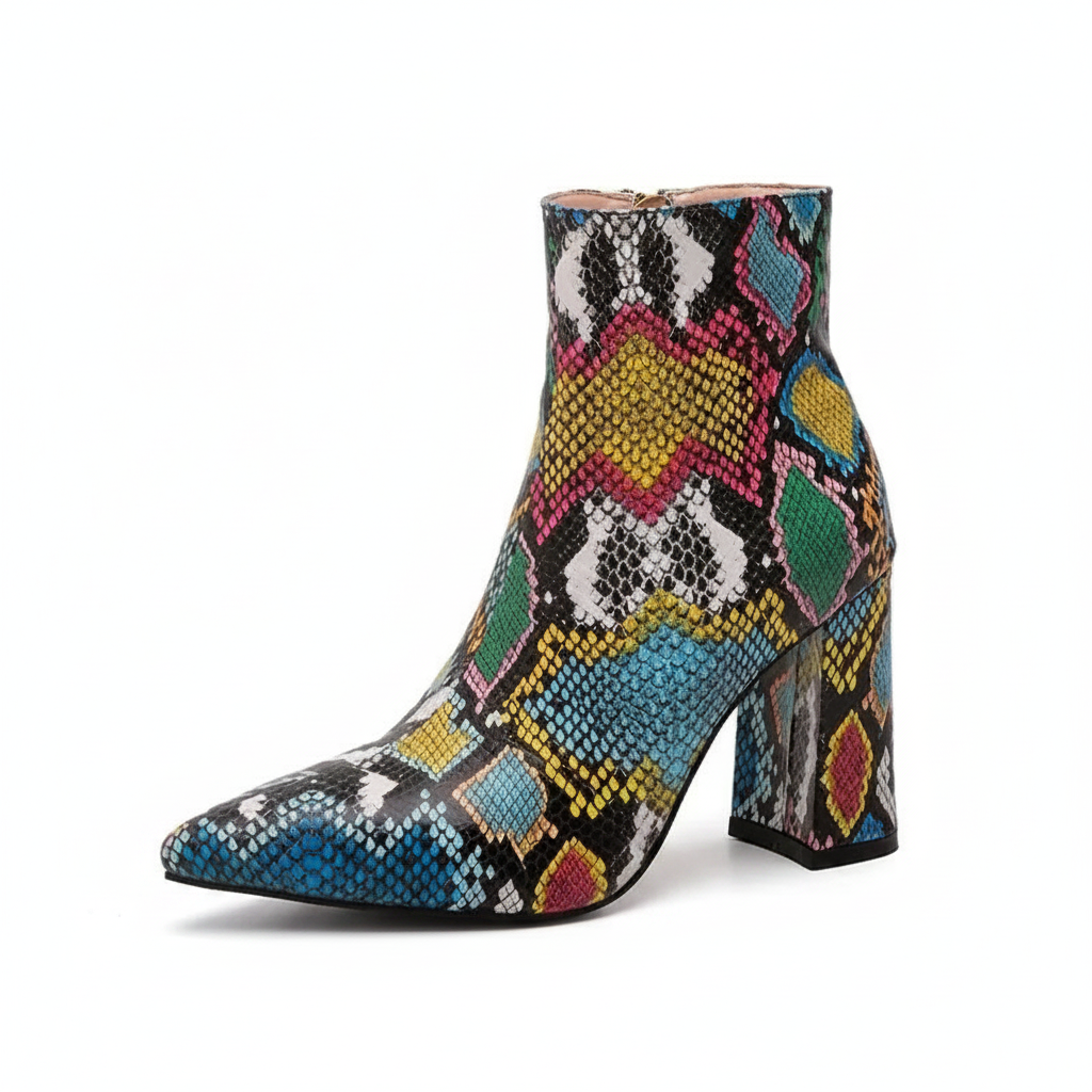 Emeraude boots in Serpentine — studio
