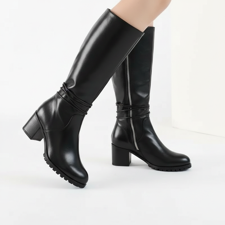 Serpentine boots in Obsidian — onfoot_b