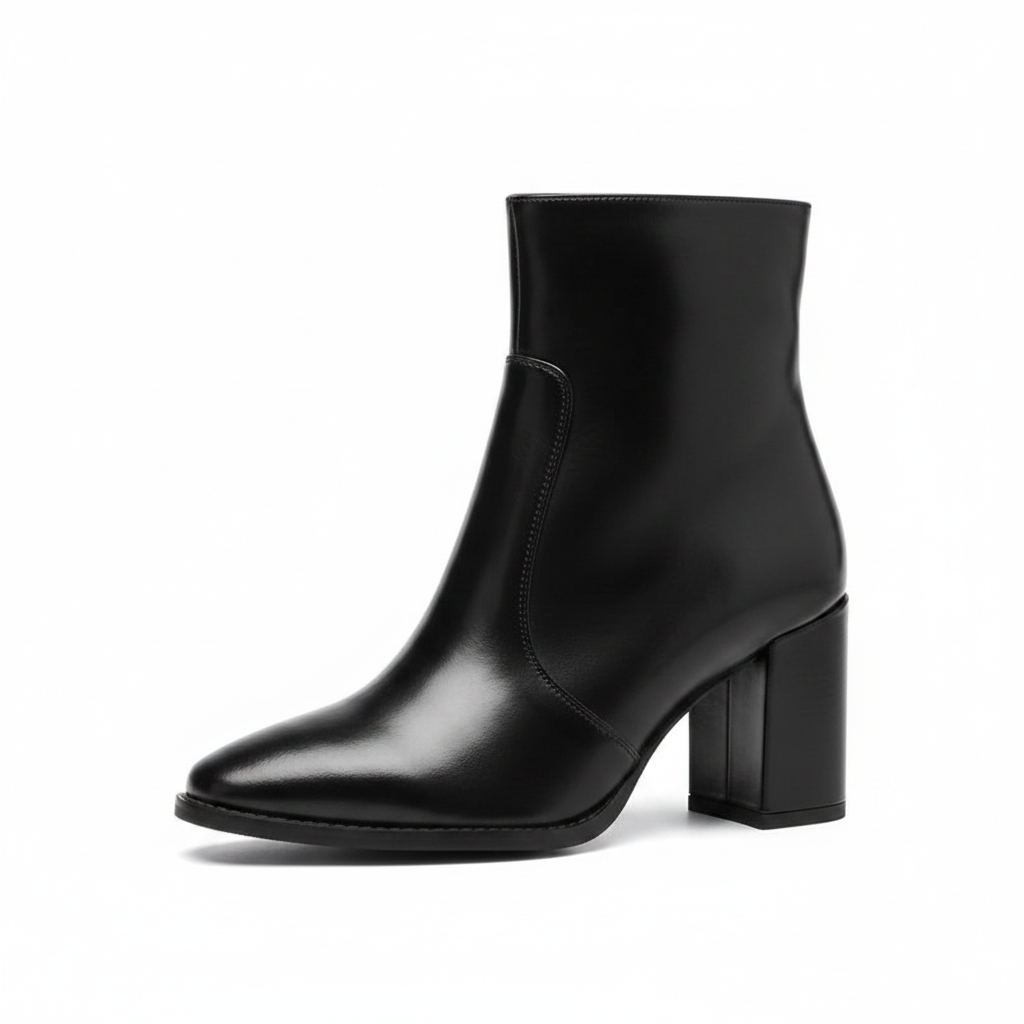 Emeraude boots in Noir — studio