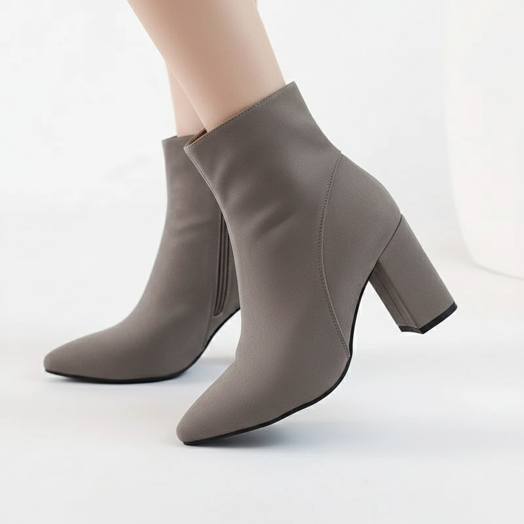 Emeraude boots in Gray — onfoot_b