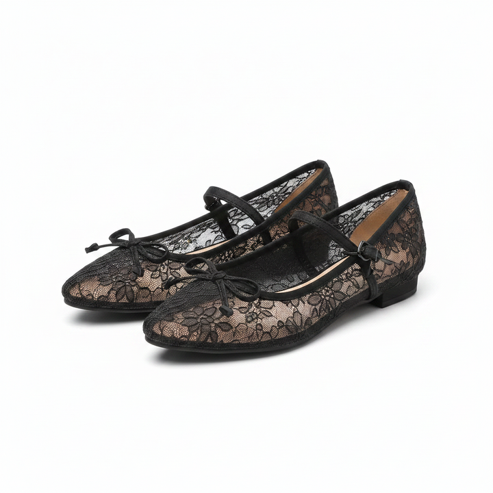 Anais Flats in Onyx — studio_a