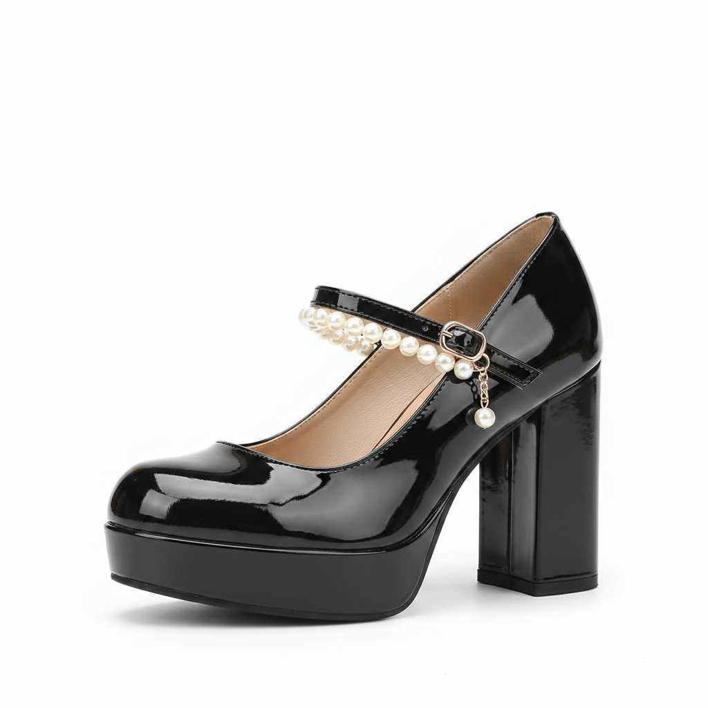 Soleil heels in Onyx — studio_a