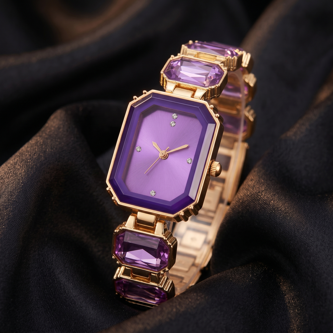 Lumière Watch — Violet Améthyste, studio
