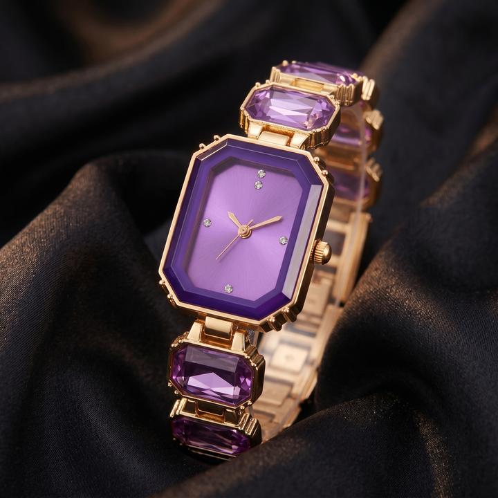 Lumière Watch — Violet Améthyste, studio