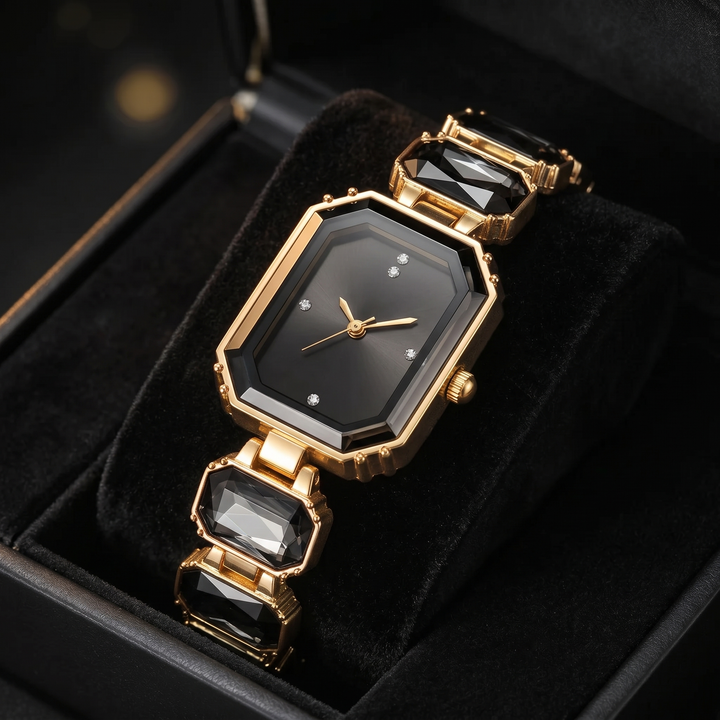 Lumière Watch — Onyx Noir, in box