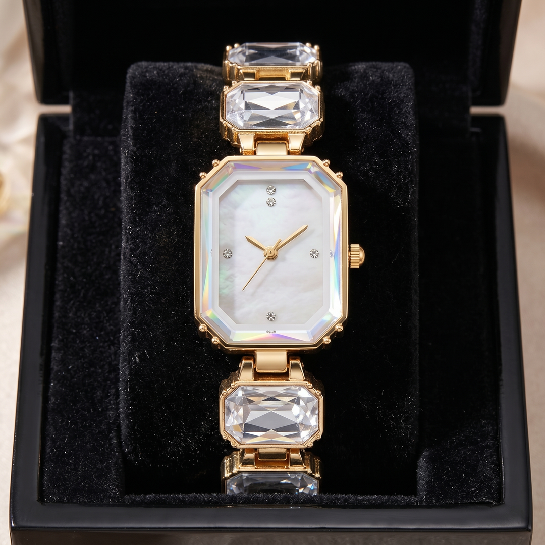 Lumière Watch — Blanc Nacre, in box
