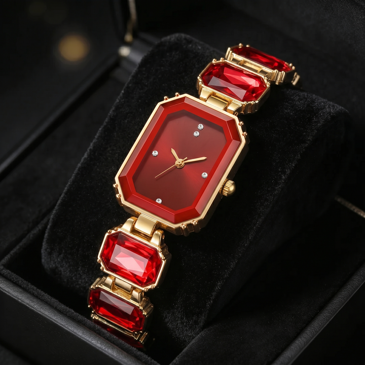 Lumière Watch — Rouge Rubis, in box
